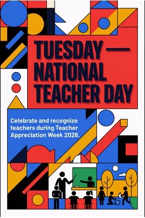 Teacher Appreciation Week Ideas May 4-8, 2026 - Poster Studio Express